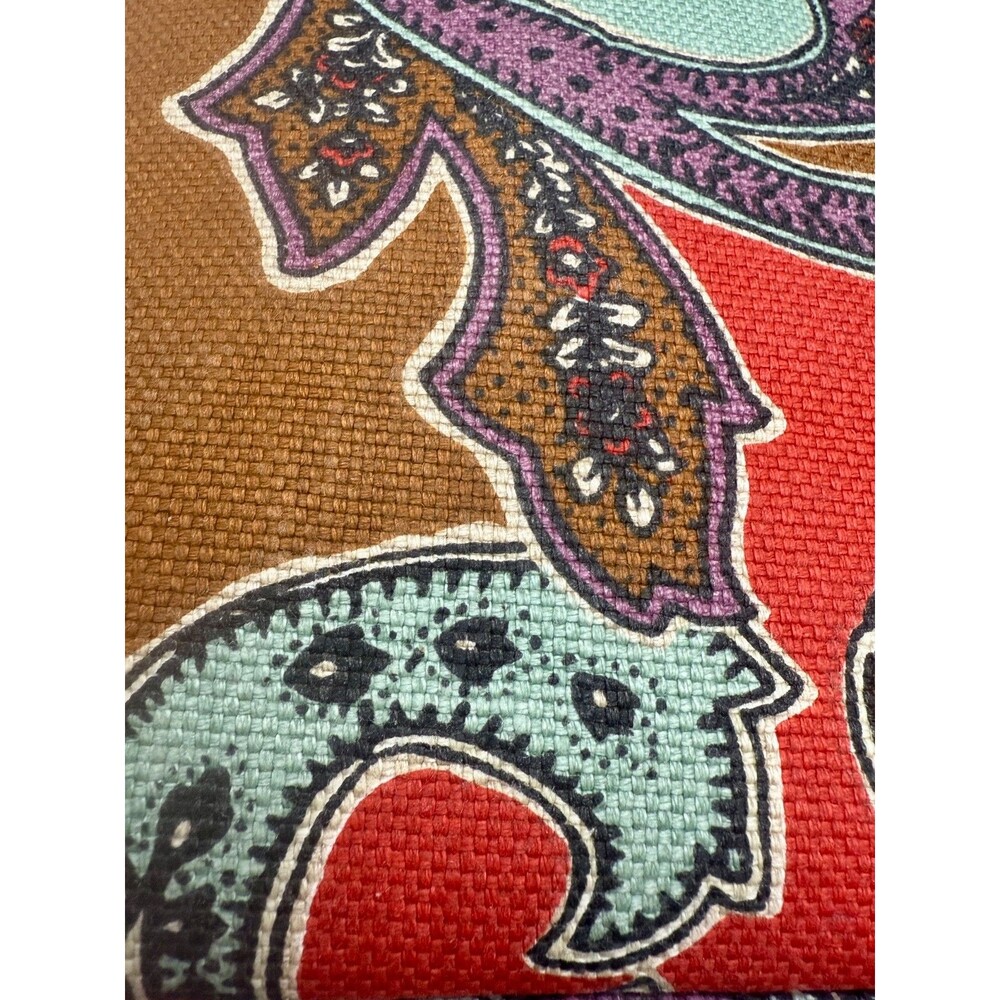 Spartina 449 Cora Hipster Convertible Crossbody Bag Black &‎ Purple Paisley - Picture 12 of 16